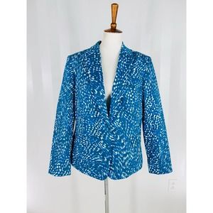 JONES NEW YORK Women’s Blue/Teal Blazer Sz 16